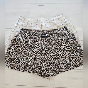 Women's Sleep Shorts With Pockets. 2 Pair.
